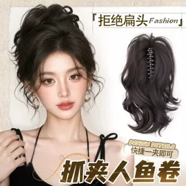假发片;假发马尾;真发假发