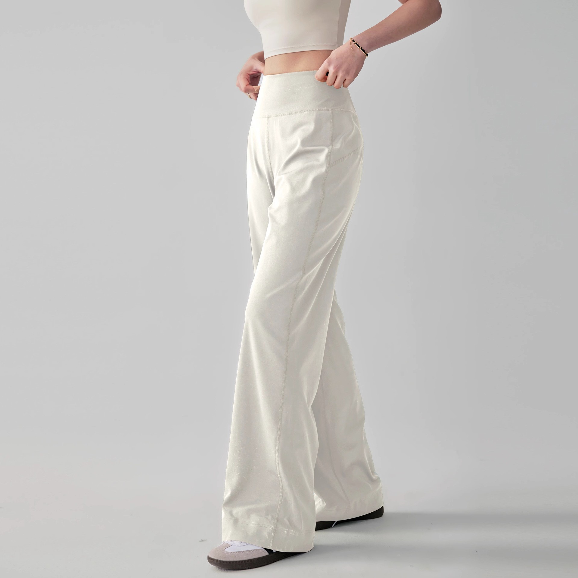Pantalones de cintura alta transfronterizos, pantalones de piernas largas, pantalones de entrenamiento al aire libre, pantalones de entrenamiento de yoga