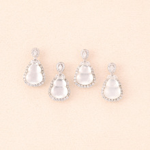 S925�y���Ȼˮĭ����J�������L����ʽ�Y��DIY������������