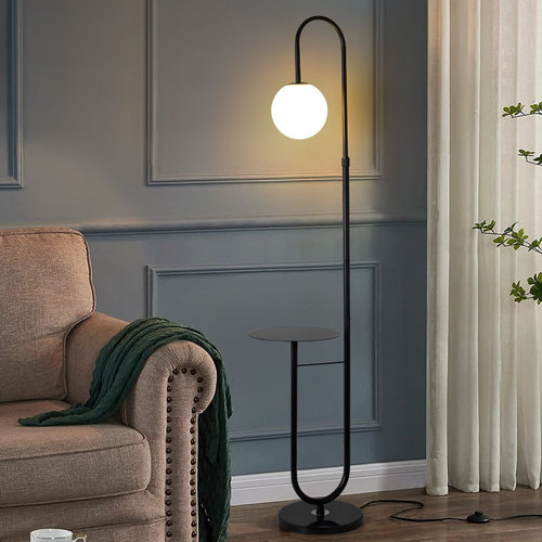 Nordic floor lamp modern minimalist bedroom bedside table storage living room coffee table sofa glass table lamp