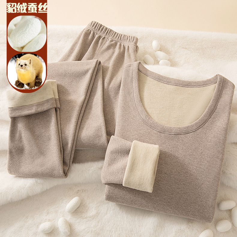 브라운맨즈 (밍크벨벳+실크+캐시미어)