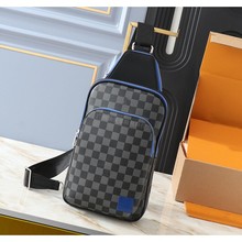 跨境新款男士胸包单肩包斜挎包时尚胸包潮流男包大容量胸包