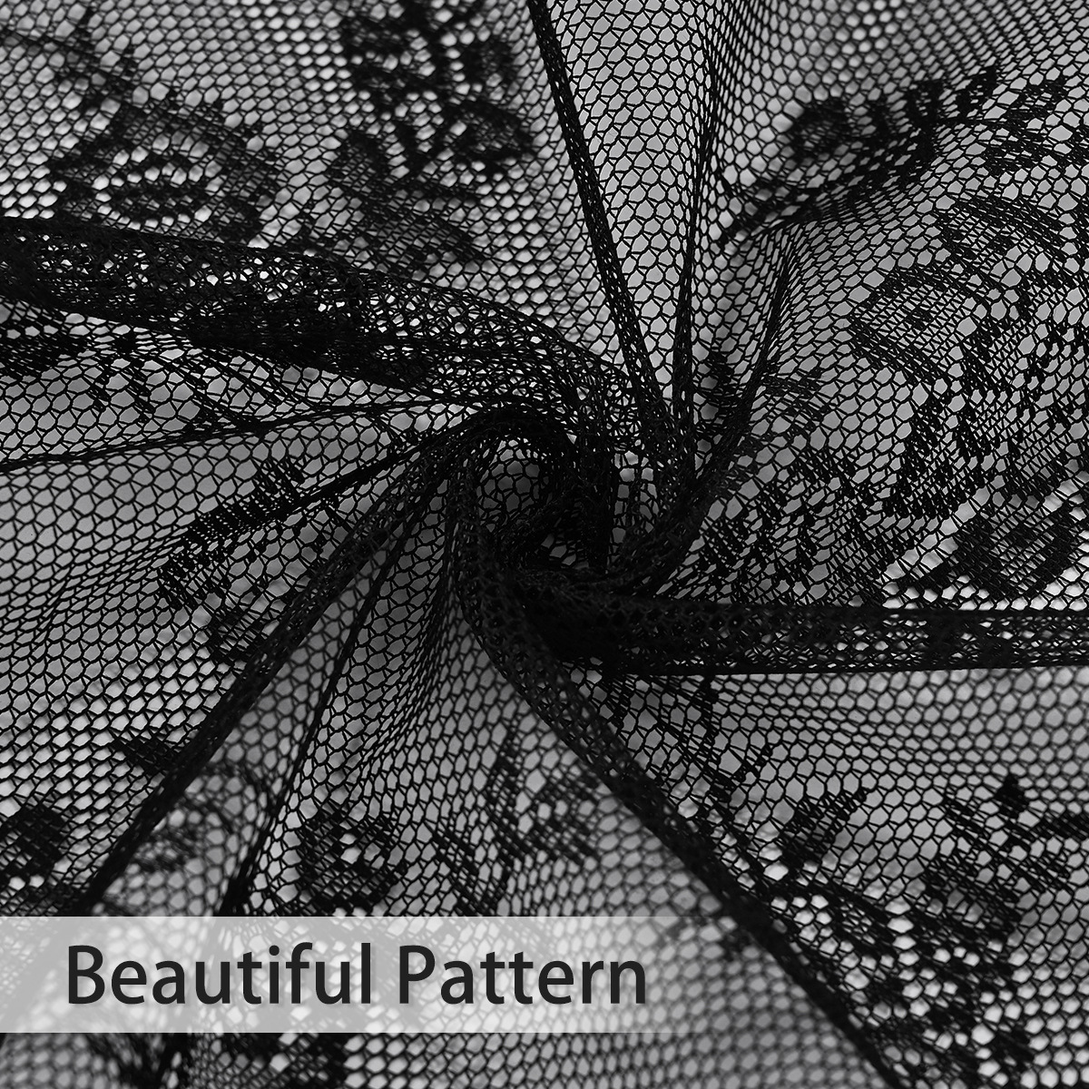 Amazon Cross-border nueva cortina alemana de encaje cortina corta a través de varillas para ventanas cortina corta de cocina cortina de gasa cortina de café semiopacas