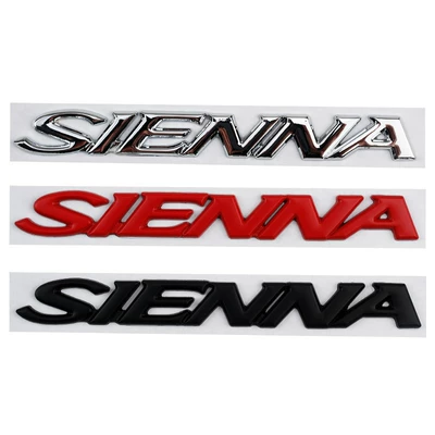 Car logo new Toyota Sienna, rear emblem