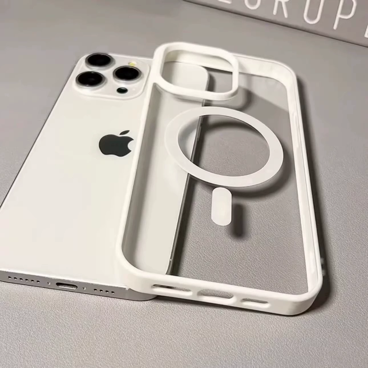 Чехол для телефона Apple совместимый силиконовый, прозрачный iPhone 16, защитный чехол, iPhone, 17promax