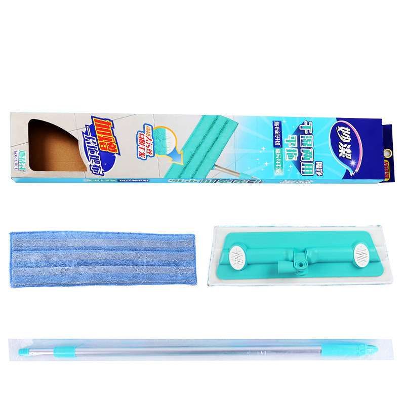 Miaojie Dry and Wet Dual-Use Mop for Tile and Wood Floors, Adhesive Flat Mop, Electrostatic Dust Removal Mop Miaojie Dry and Wet Dual-Use Mop for Tile and Wood Floors, Adhesive Flat Mop, Electrostatic Dust Removal Mop