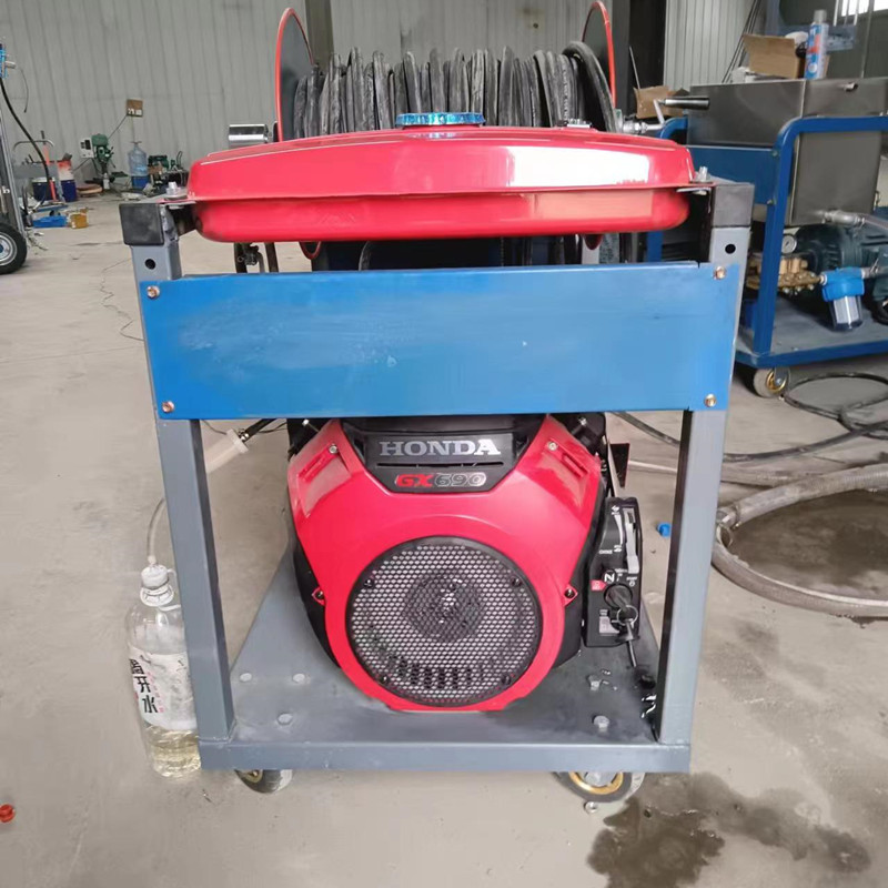 本田高压疏通机 雨污管道清洗机 物业管道淤泥冲洗机