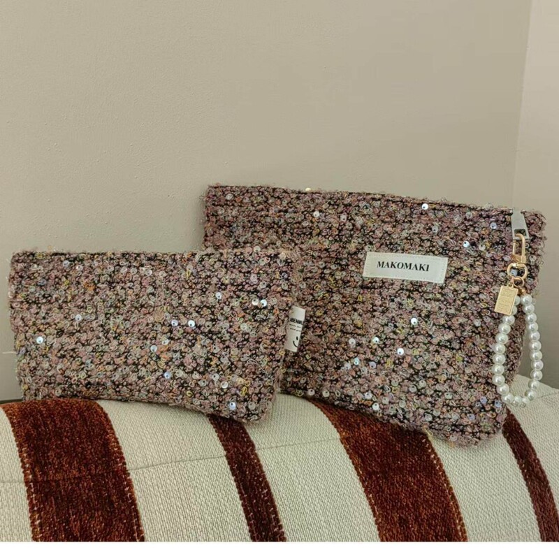 Chanel Designer Style 2026 New Makeup Bag Storage Pouch Small Carry-On Miscellaneous Items Pouch Ins