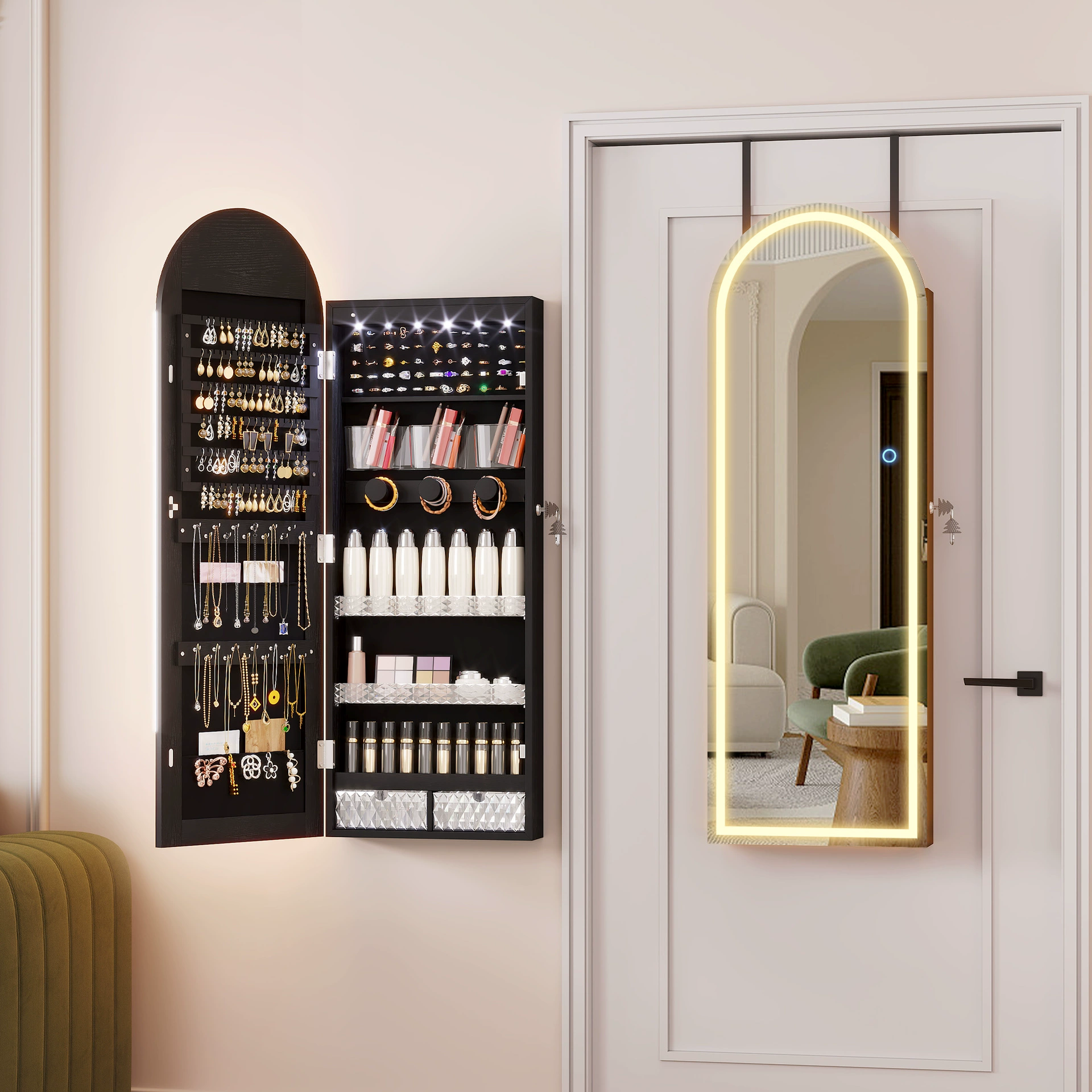 Display Rack Wall-mounted Jewelry from Yomiego