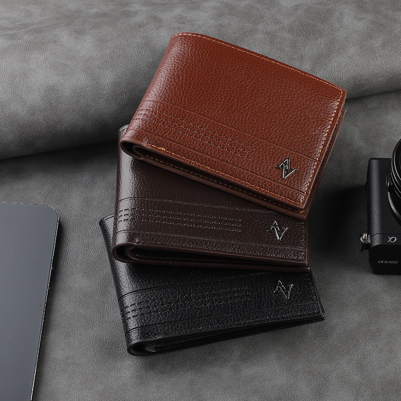 Cartera corta para hombre