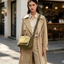 复古帆布包女单肩学生大容量日系简约百搭ins超火斜挎轻便小挎包