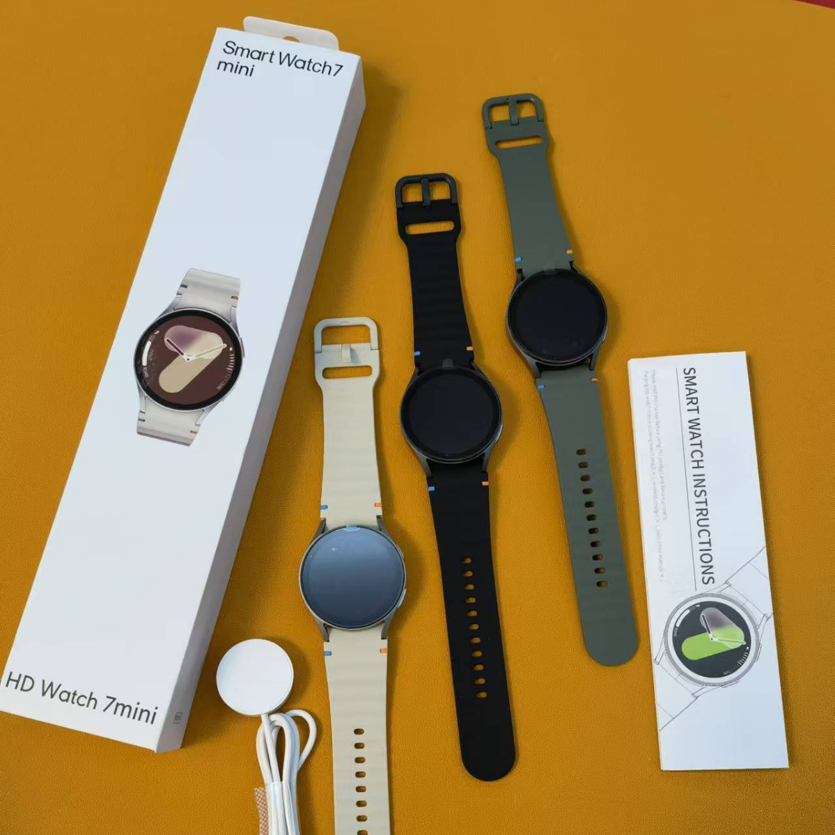 Nuevo transfronterizo HDwatch7mini Bluetooth llamada reloj inteligente pantalla redonda movimiento de navegación recordatorio reloj deportivo