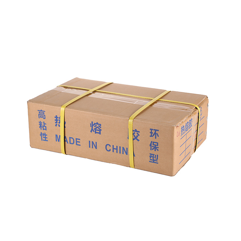 FUENTE fabricante de alto adhesivo blanco transparente adhesivo de fusión en caliente palo 7mm11mm EVA resistente al envejecimiento tira adhesiva de protección del medio ambiente en stock al por mayor