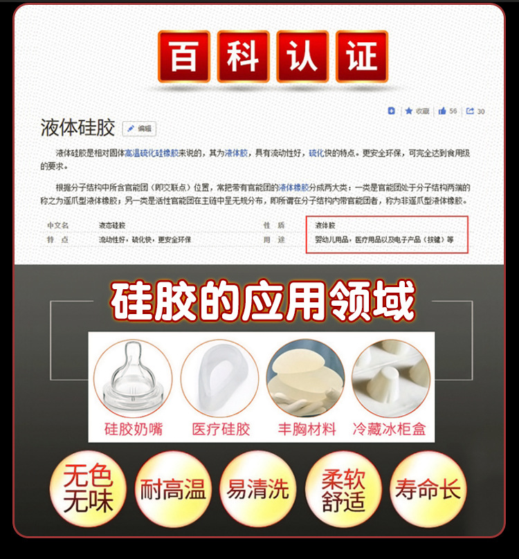 Jiuai Liquid Silicone Realistic Dildo for Women, Flesh Tone, Large or Small — detail image 1
