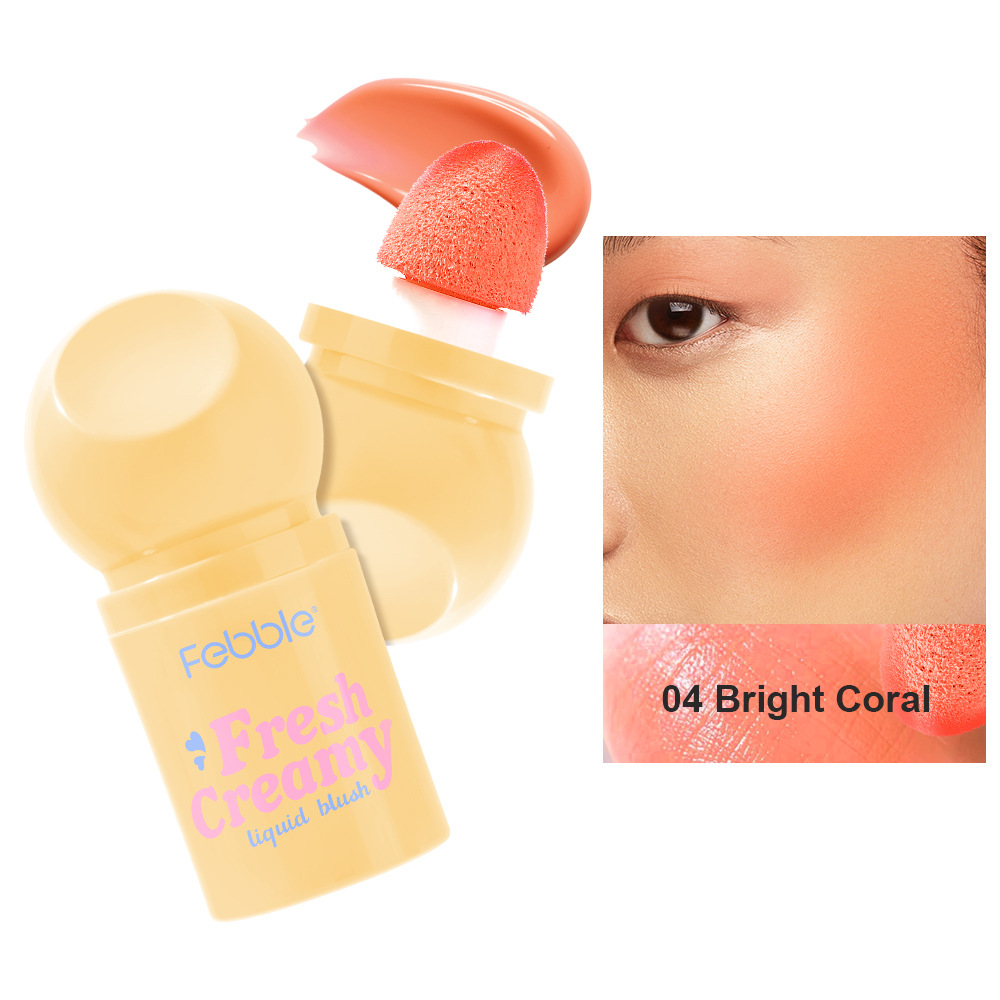 Febble Beauty Cross-border exclusivamente para rubor líquido de larga duración de alto brillo, reparación natural al por mayor FBC063