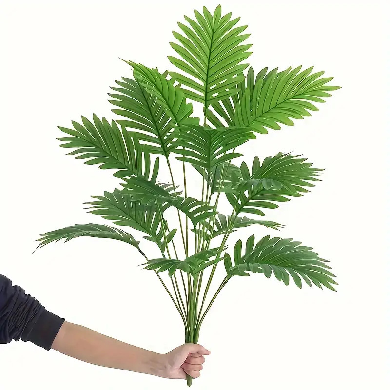 Amazonクロスボーダーベストセラー模擬緑植物18頭ルーステールヒマワリフェイクツリー鉄の葉屋内リビングルーム鉢植えホームグリーン|undefined