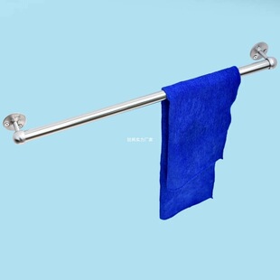 Bathroom Towel Bar Bathroom Towel Storage Punched Wall Towel Rack Single Rod Punch-Free 304 Stainless Steel