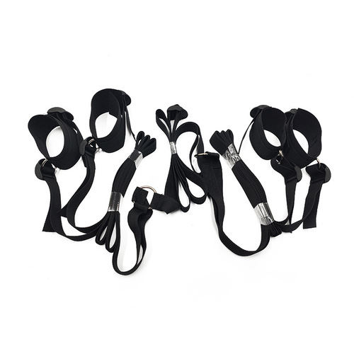 SM bed sexy bondage with plush bondage to train couples to have sex adult sex toys