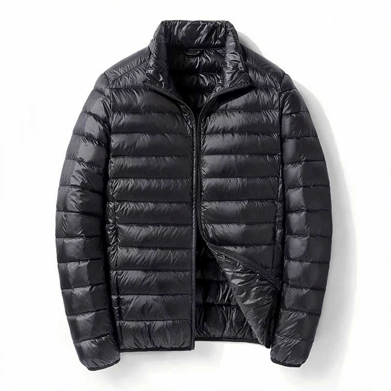 Fashionable demi-season thin down jacket for men and women for beloved, (Cross-border trading)