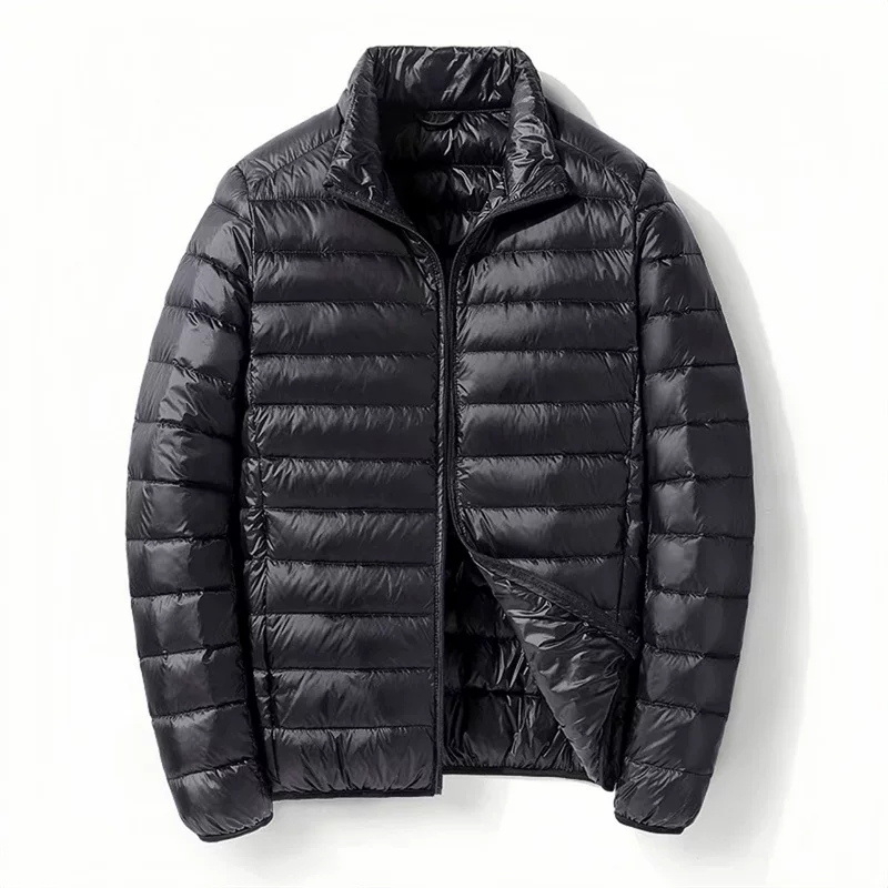 Fashionable demi-season thin down jacket for men and women for beloved, (Cross-border trading)