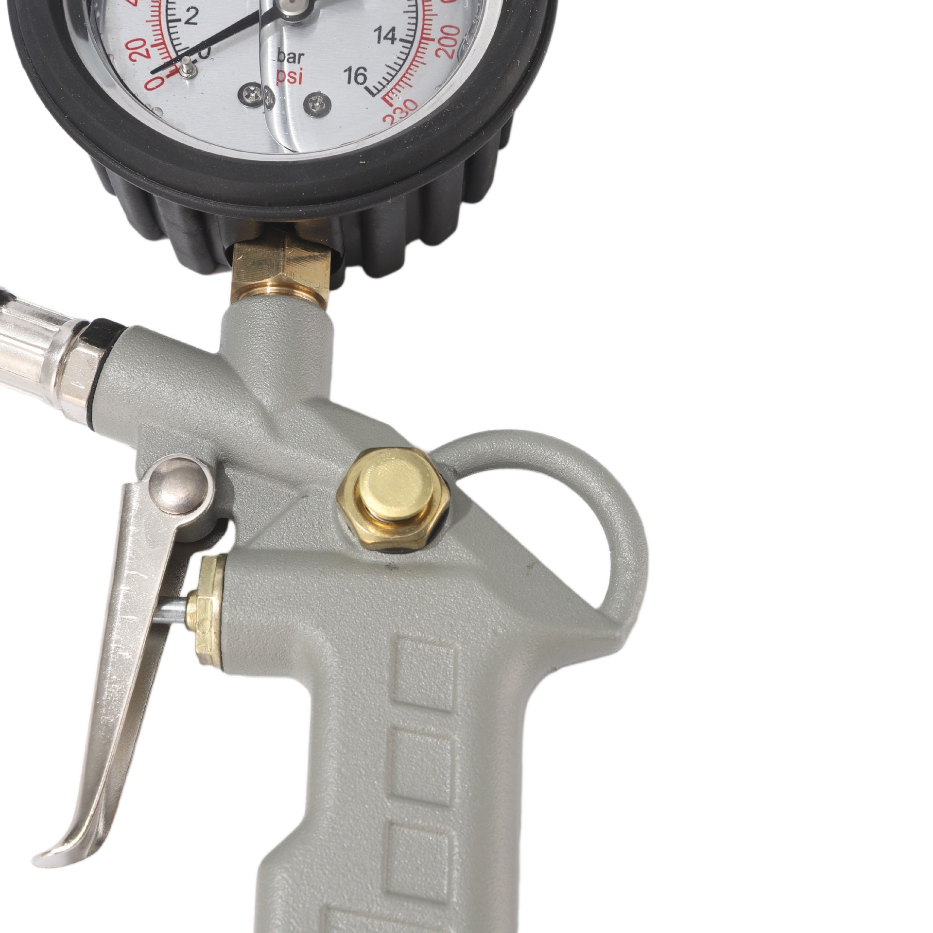 Manufacturer Wholesale Tire Electronic Air Gun Chuck Inflator Gun Digital Display Tire Pressure Gauge Digital Display Tire Inflator Gun