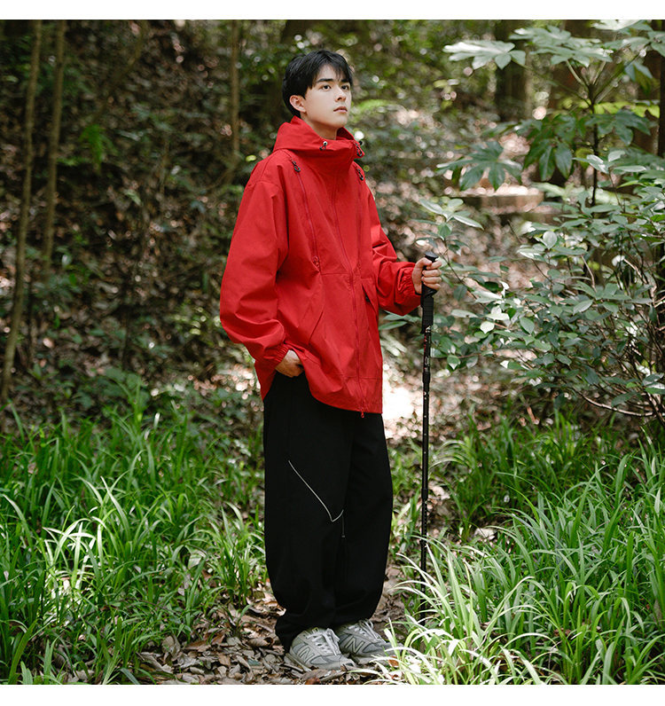 Autumn New Outdoor Mountaineering Clothing Waterproof Stormtrooper and Women's Same Style Multi Zipper workwear Jacket_voghion.com