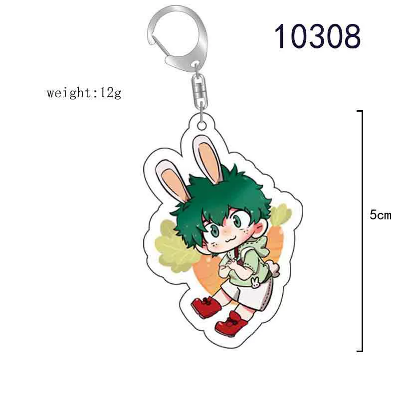 Acrylic Keychain (MHA) Chibi Character, Custom Size, Cute Double-Sided Charm