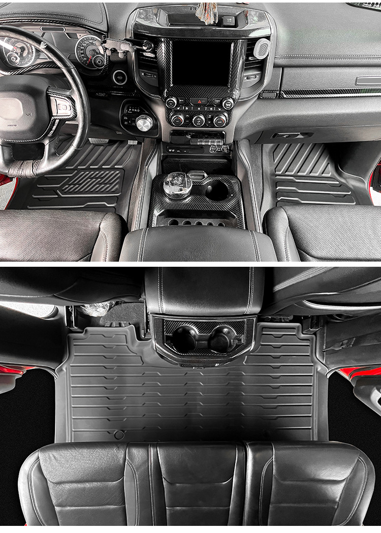 Suitable for 19-24 Dodge Ram 1500 Car Floor Mats Waterproof and Fully Environmentally Friendly Tpe Floor Mats