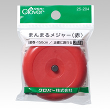 25-204  Clover Round Measure Red  �ɘ��ԄӾ��߼tɫ