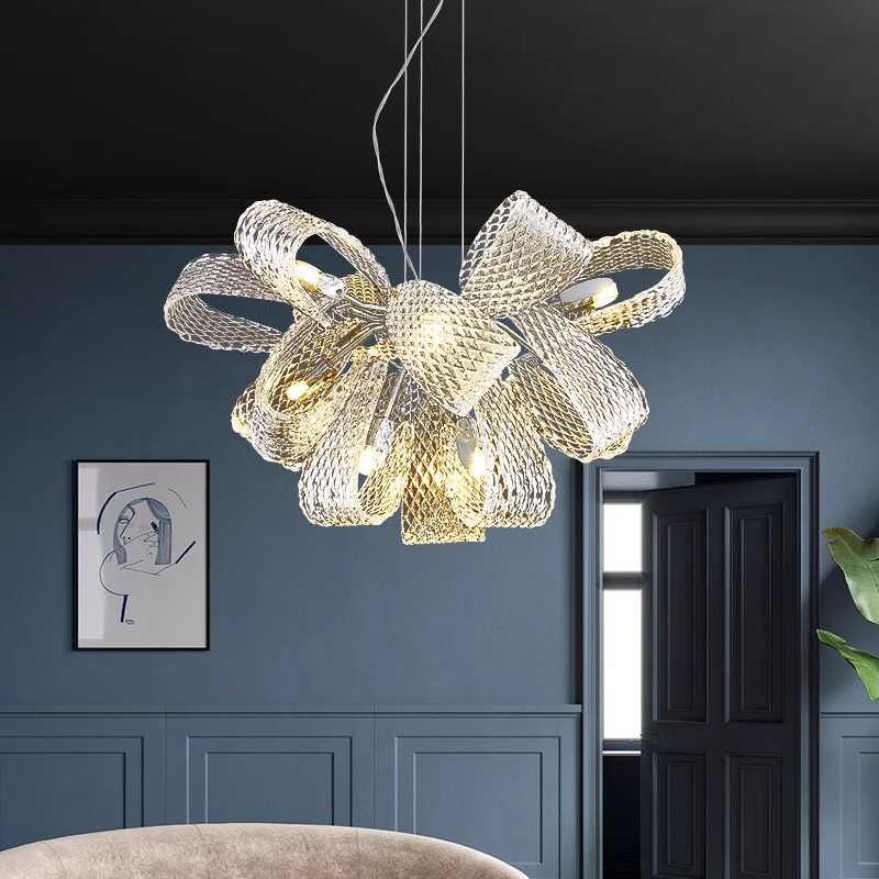 Modern and minimalistic glass design creative ceiling lamp for…