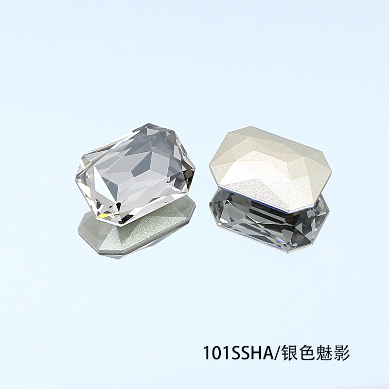 東洲クリスタル14*10長方形八角形ネイルアート尖底ラインストーンK9ガラスラインストーンDIY装飾品アクセサリー衣料品材料|undefined