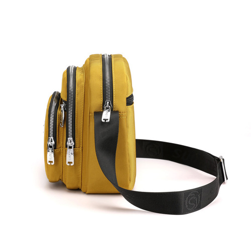 Shoulder bag women's manufacturer wholesale Oxford cloth splash-proof zipper crossbody bag simple western style large capacity coin purse