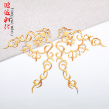 巴洛克布贴补贴 舞台贴花 旗袍汉服领花 金银线刺绣花贴烫熨