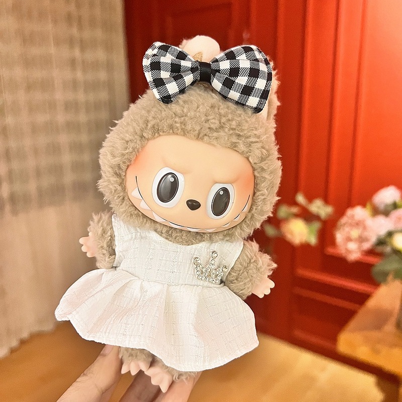 ラブブー ラブブー ベビー服 1代目、2代目、3代目 17cm ペンダント ぬいぐるみ 服セットのみに適しています。|undefined