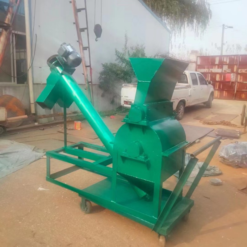 鱼胶玉米杂粮炒货机视频 药材菜籽榨油炒货机 广州茶麸饼粉碎机