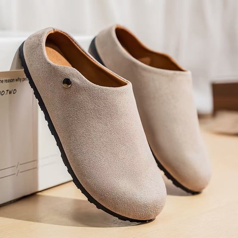 2026 New Men's Soft-Soled Closed-Toe Casual Non-Slip Slippers, Comfortable and Stylish Slip-On Shoes for Everyday Wear