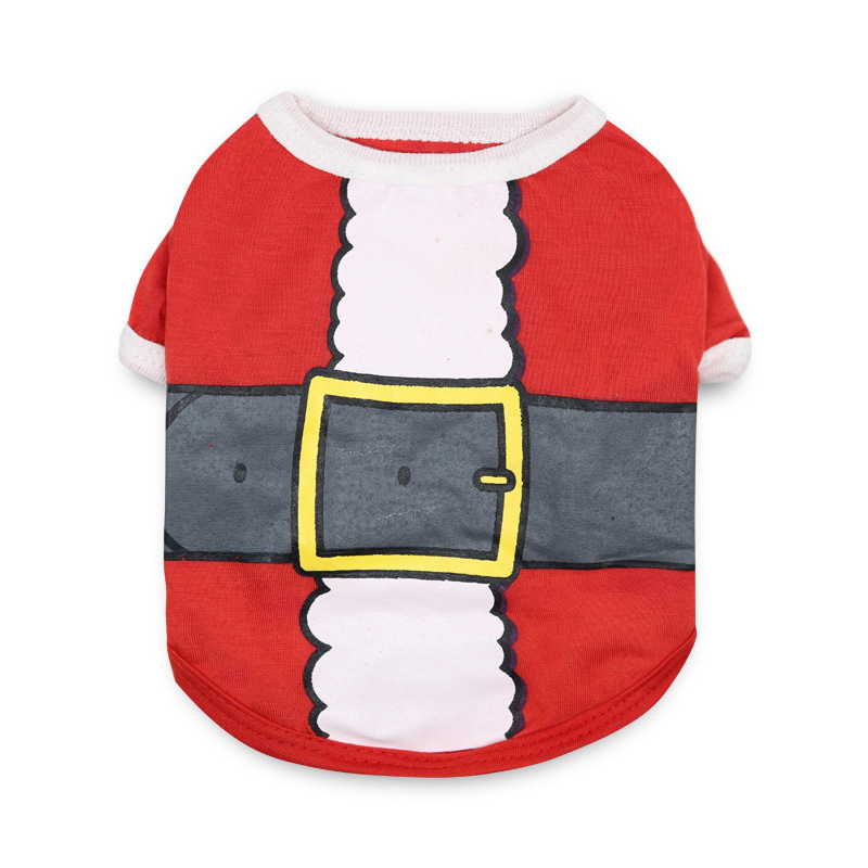 Ropa para mascotas ropa para perros Jersey Navidad Halloween camiseta al por mayor (muñeco de nieve) primavera y verano