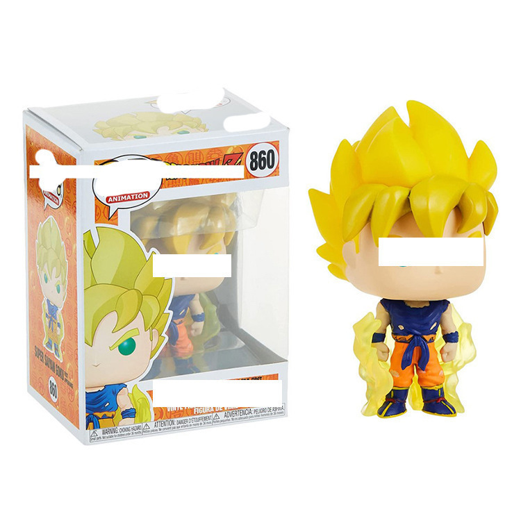 Pop Dragon Ball Super Sun Wukong Vegeta Birus Muñeca Modelo de Muñeca Hecha a mano Siete Dragon Ball Z
