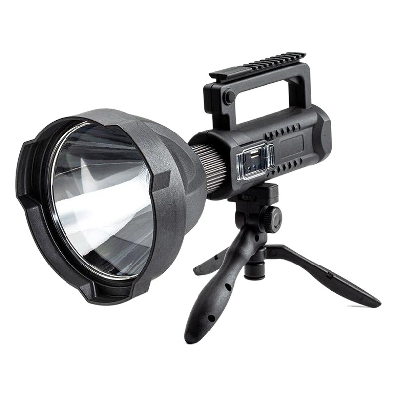 Multi-funcional recargable P50 reflector luz linterna al aire libre impermeable de alta potencia iluminación USB lámpara de soporte de mano