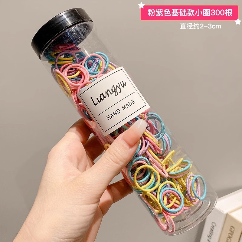 Dibujos animados para niños lindo pulgar lazo para el cabello bebé no daña el cabello cuerda alta elástico banda elástica cuerda para el cabello accesorios para el cabello