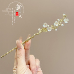 新しい中国風の古代スタイルのヘアピン、花のヘアピン、新しいスタイルのヘアピン、シンプルでモダンなハイエンドのヘアピン、漢服の頭飾り