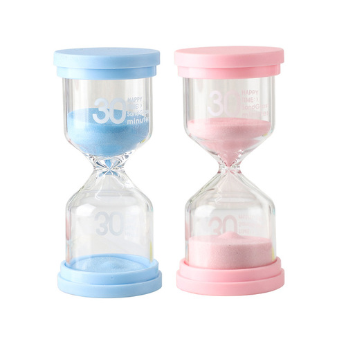 Macaron small hourglass for children 1/3/5/10 minute hourglass brushing teeth reading timer ornament creative gift