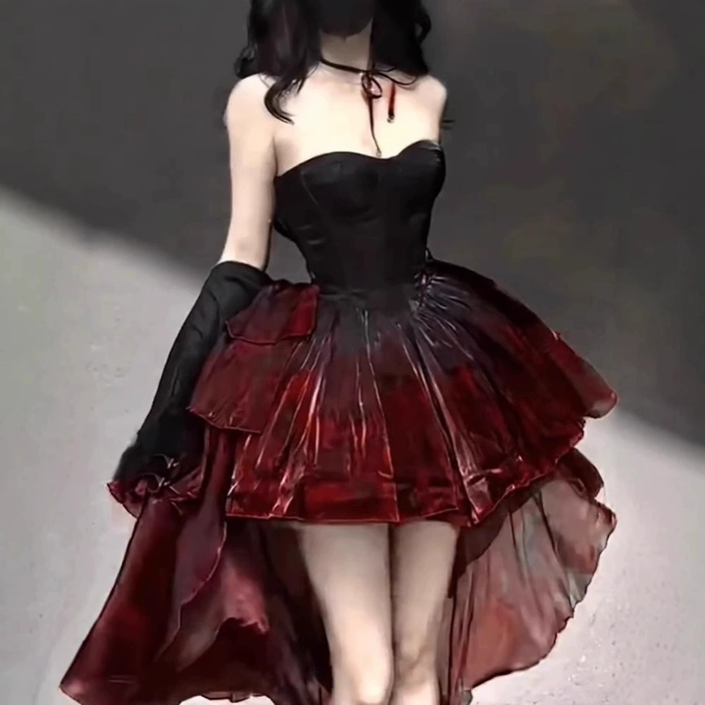 Французское платье принцессы в стиле Хепберн, новогодняя атмосфера, платье принцессы на день рождения для девочек, высококачественное платье-топ без рукавов