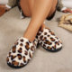 Cross Border Fashion Leopard Design Cotton Slippers temu Amazon shein Xiyin Shopee Shrimp Skin Slippers Wholesale