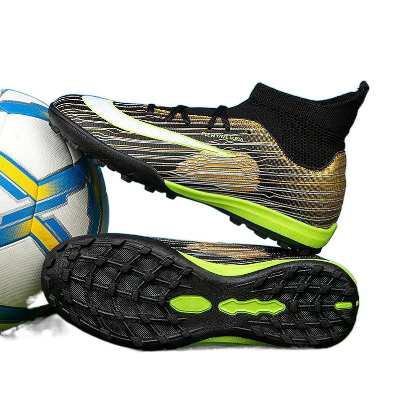 Zapatillas de Fútbol de Caña Alta para Niños de Cuero Artificial y TPR para Césped Artificial image 5