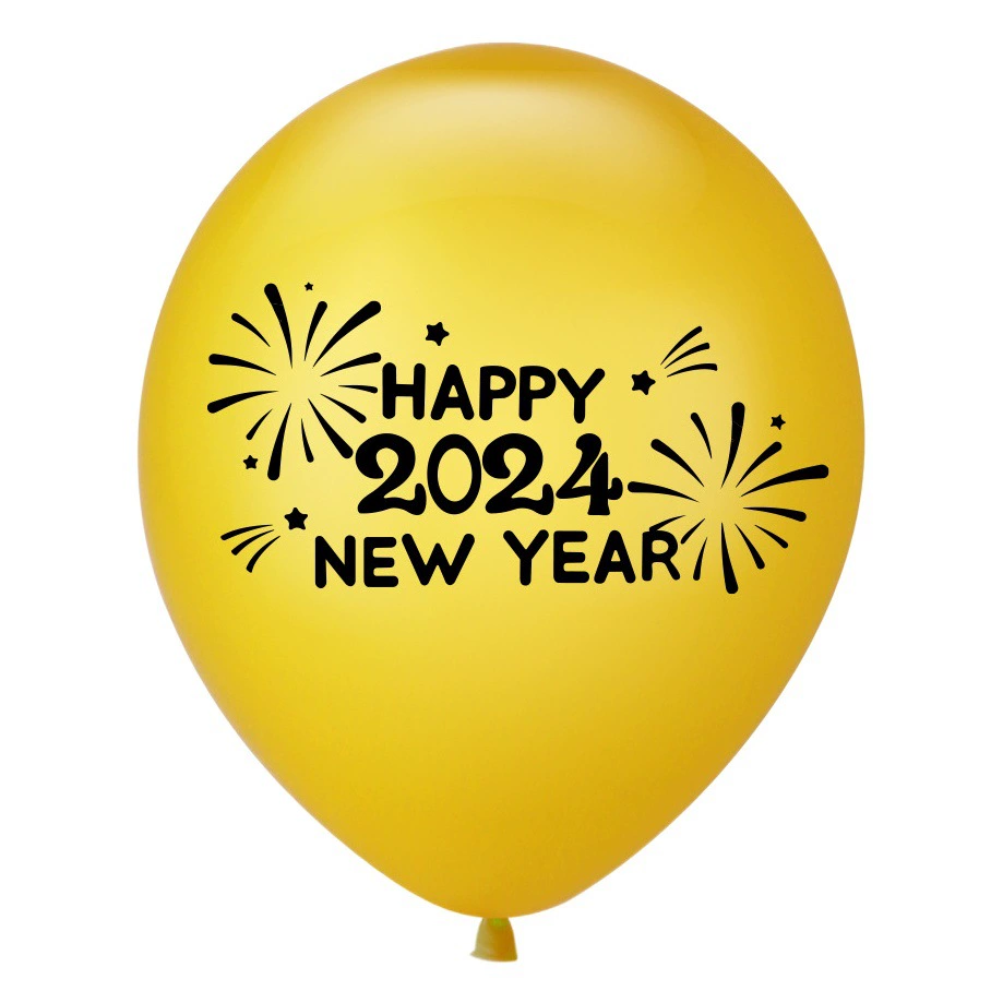 2024 Новогодняя Вечеринка латексный шар С Новым годом Украшение для вечеринки Новый год Фестиваль Композиция Поставки