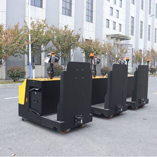 Pulf 12-ton electric tractor station driving battery tractor 5-ton battery tractor flat trailer non-standard