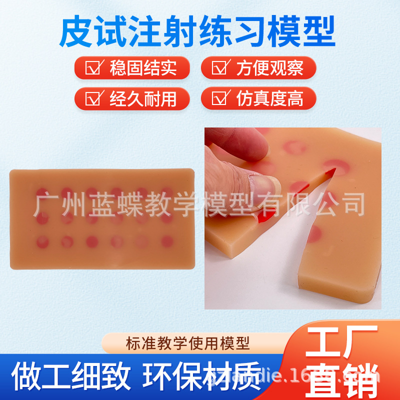 皮内注射模块 皮肤注射模块练习注射点 皮试注射点模型 打针练习