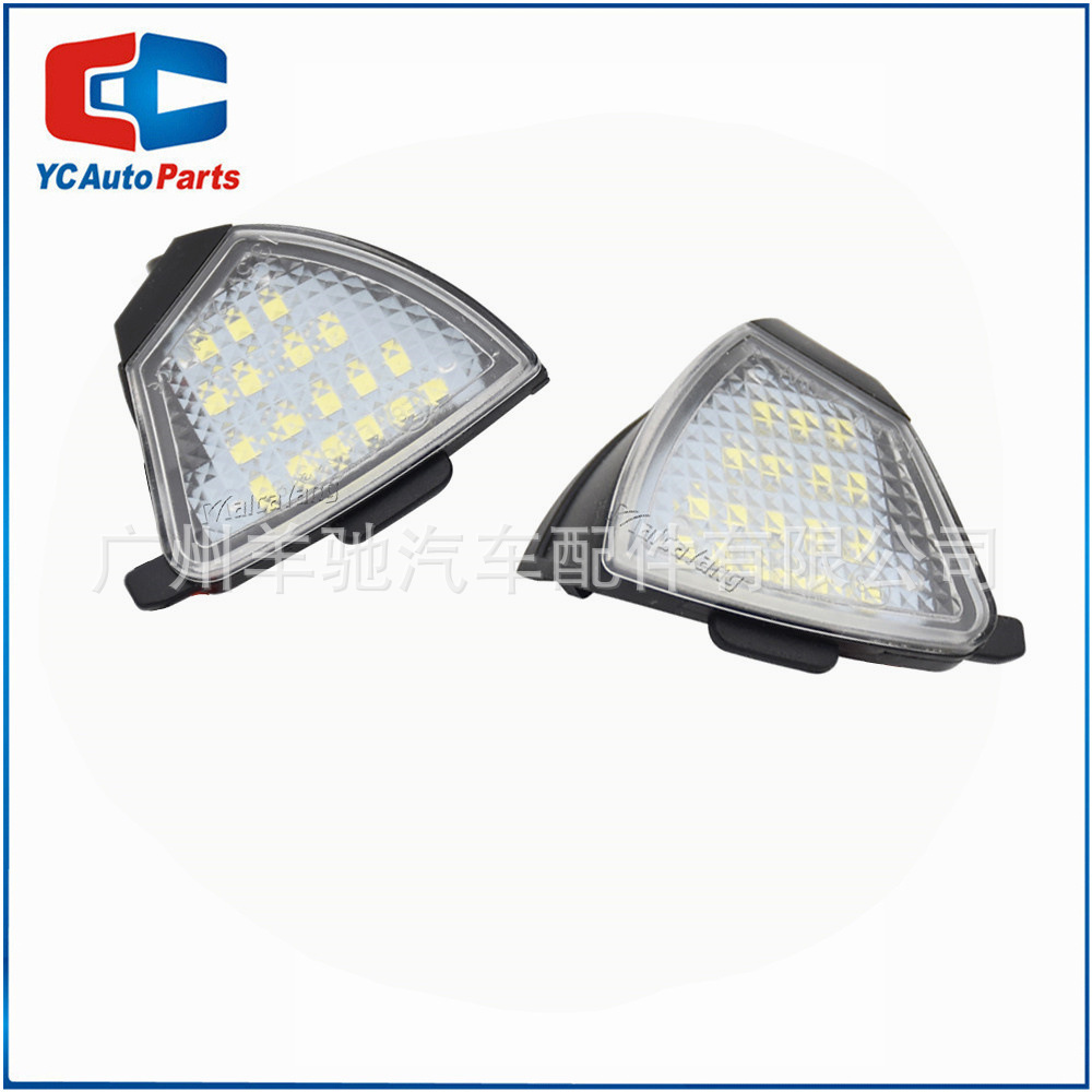 Aplicable a Volkswagen Golf 5 R32 Passat Old Maiten B6 modificado retrovisor LED luz de tierra luz pozo de agua
