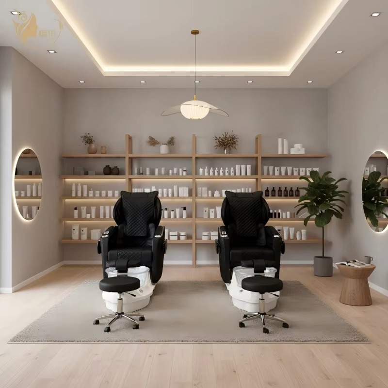 Baño eléctrico de pies de belleza multifuncional sofá de masaje de pedicura de baño de pies de spa salón de masaje de masaje de sofá
